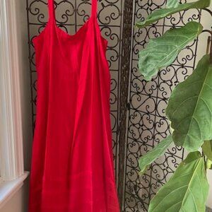 JCrew Red Maxi Dress